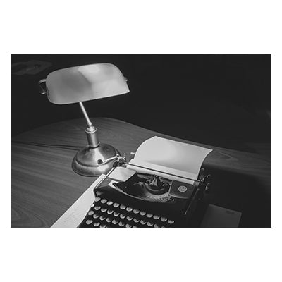 Tablou canvas alb negru "Type light"
