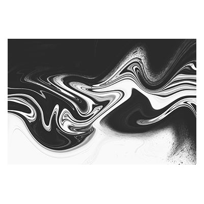 Tablou Canvas Abstract "Liquid silver"