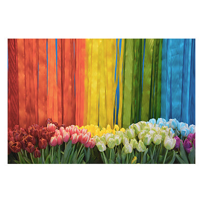 Tablou canvas cu flori "Petal rainbow"